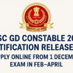SSC GD Constable 2026