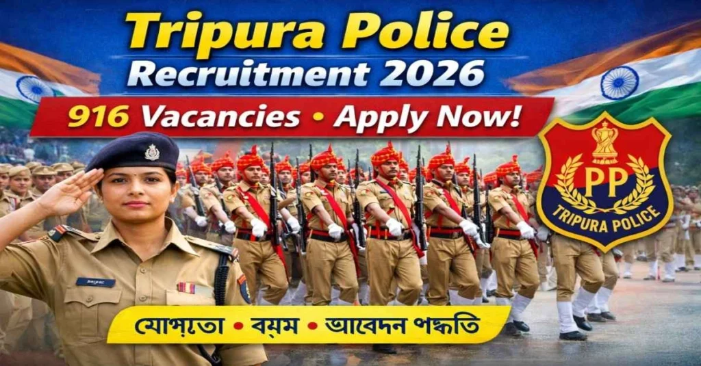 Tripura Police Recruitment 2026