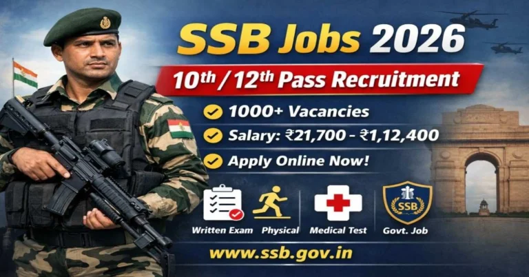 SSB Jobs 2026