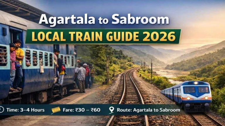 Agartala to Sabroom Local Train 2026