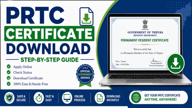 PRTC certificate download 2026