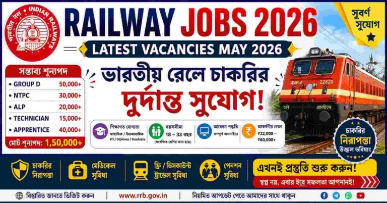 Railway Jobs 2026 Latest Vacancies May 2026