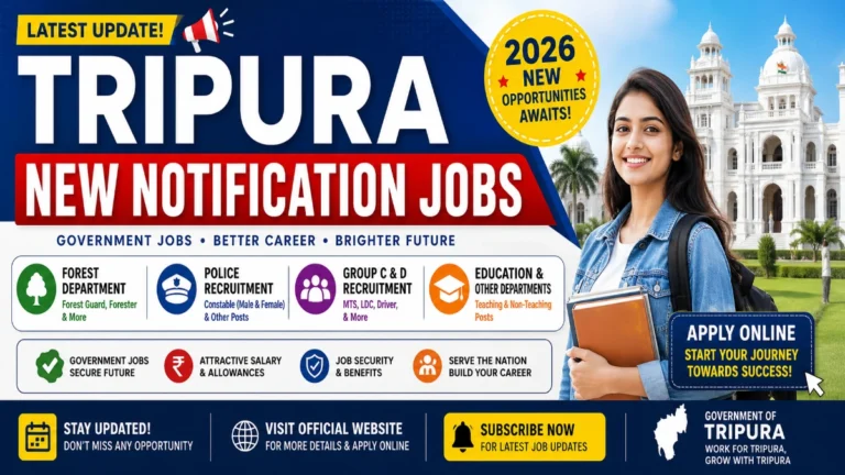 Latest Tripura Government Job Updates 2026