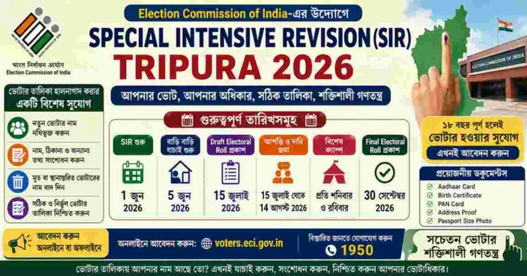 Special Intensive Revision (SIR) Tripura 2026
