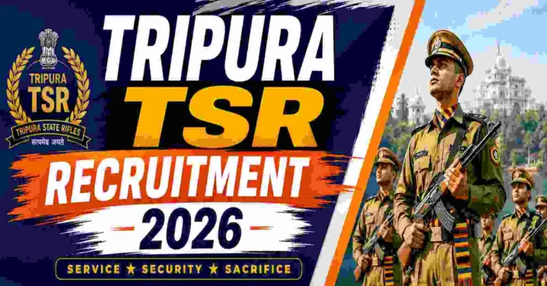 Tripura TSR New Recruitment 2026