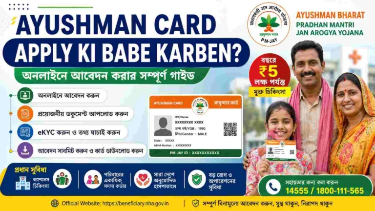 Ayushman Card Apply Ki Babe Karben