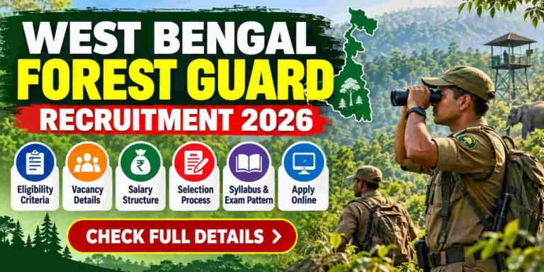 West Bengal Forest Guard Recruitment 2026